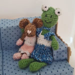 At Ramona the Mini-Rosalie has found a friend in Frog 'Mila' (and a great dress)